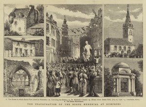 The Inauguration of the Burns Memorial at Dumfries by Henry William Brewer